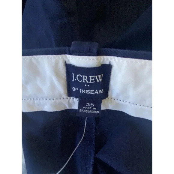 NWT - J.Crew Men's 9" Stretch Chino Short, Navy, 35 Waist - Picture 5 of 7